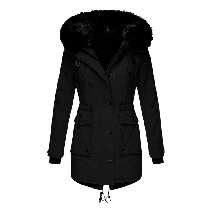 Eugenie | Women's Long Faux Fur Hooded Parka
