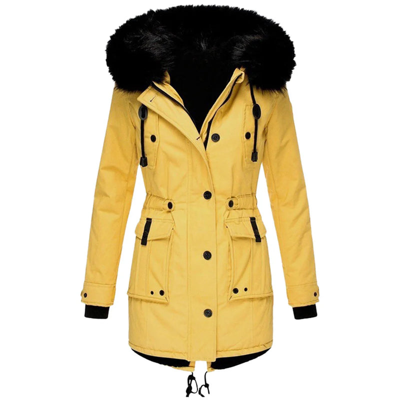 Eugenie | Women's Long Faux Fur Hooded Parka