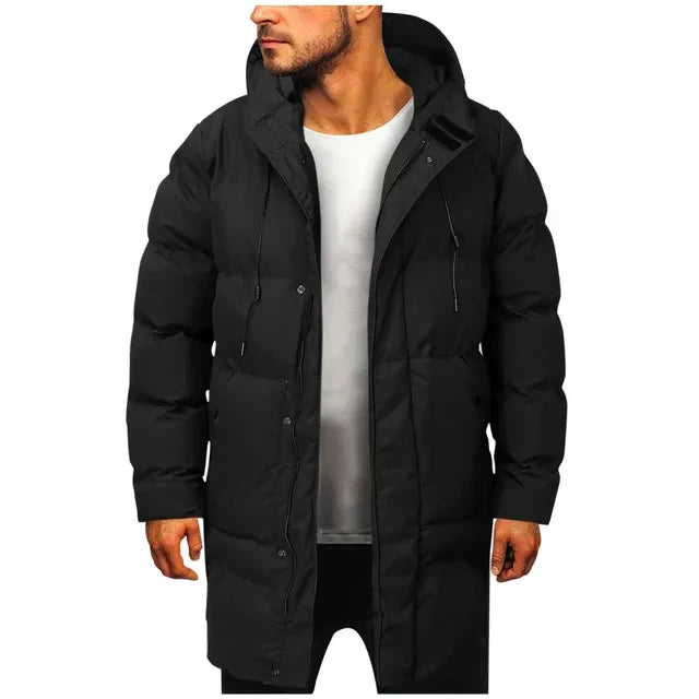 Albert | Men's Long Quilted Hooded Parka