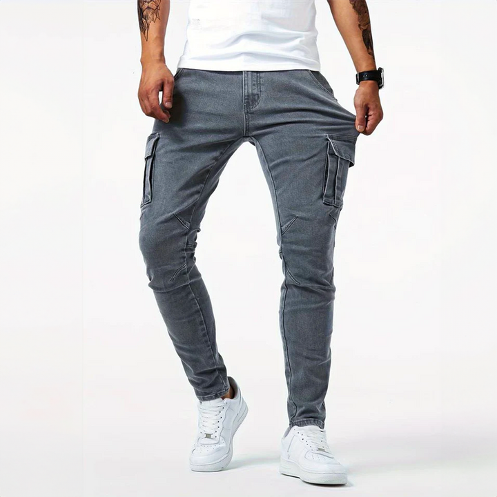 Warren | Men's Stretch Denim Cargo Jeans