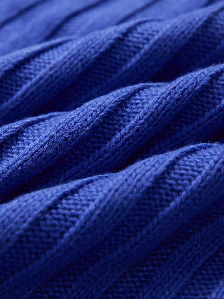 Dexter | Men's Ribbed High Neck Knit Jumper