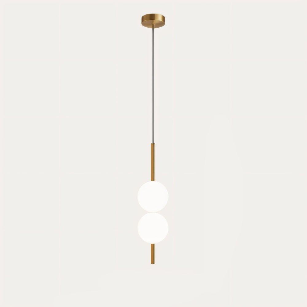 Modern Scandinavian LED Pendant Light – Minimalist Acrylic and Metal Hanging Ceiling Lamp