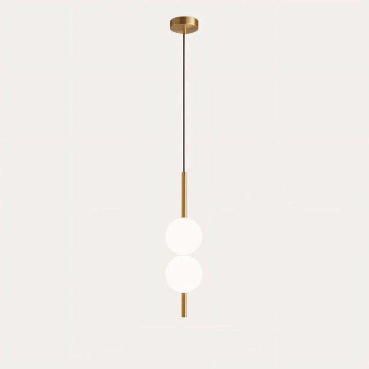 Modern Scandinavian LED Pendant Light – Minimalist Acrylic and Metal Hanging Ceiling Lamp