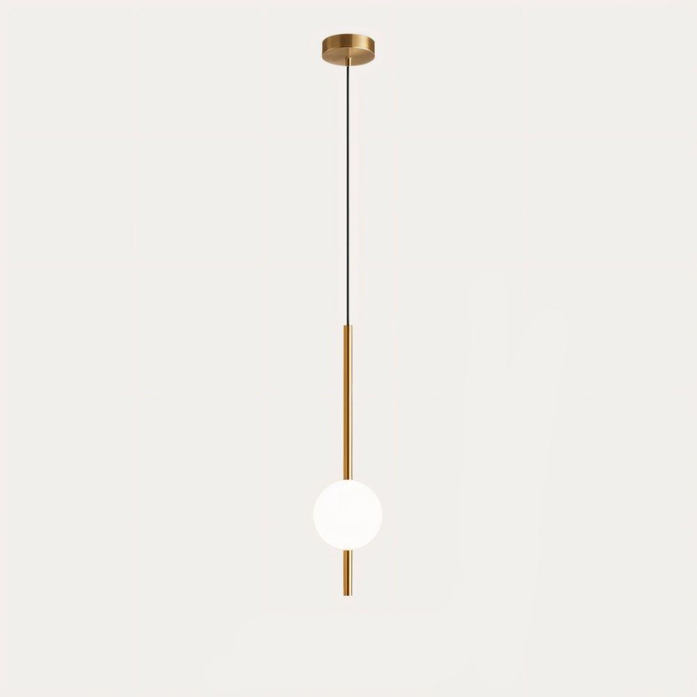 Modern Scandinavian LED Pendant Light – Minimalist Acrylic and Metal Hanging Ceiling Lamp