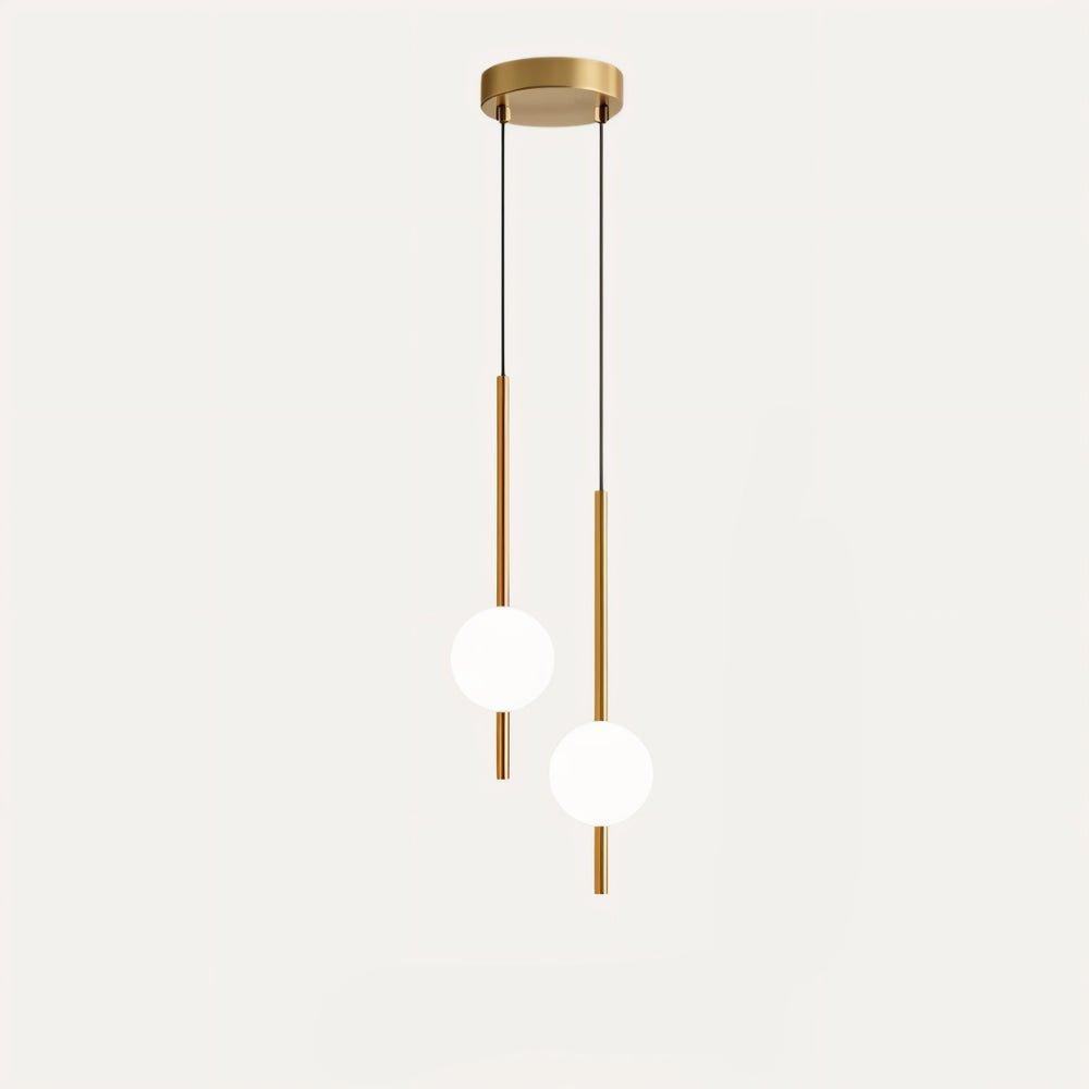 Modern Scandinavian LED Pendant Light – Minimalist Acrylic and Metal Hanging Ceiling Lamp