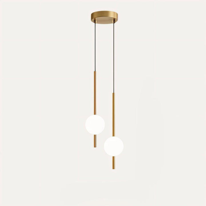 Modern Scandinavian LED Pendant Light – Minimalist Acrylic and Metal Hanging Ceiling Lamp