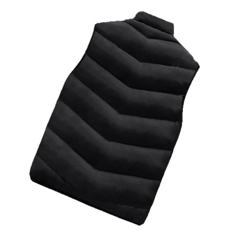 Wyatt | Men's Quilted Puffer Gilet with Stand Collar and Zip Pockets