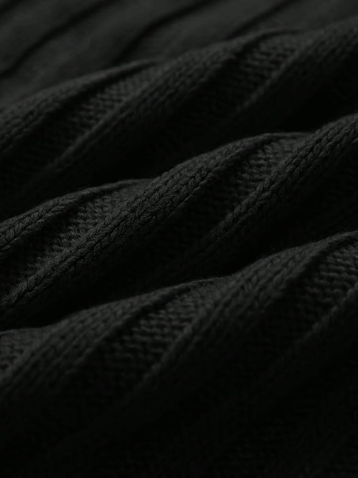Dexter | Men's Ribbed High Neck Knit Jumper