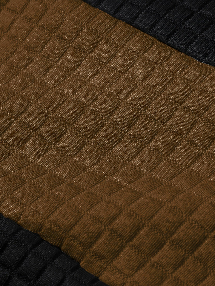 Orson | Men's Textured Colour Block Hoodie