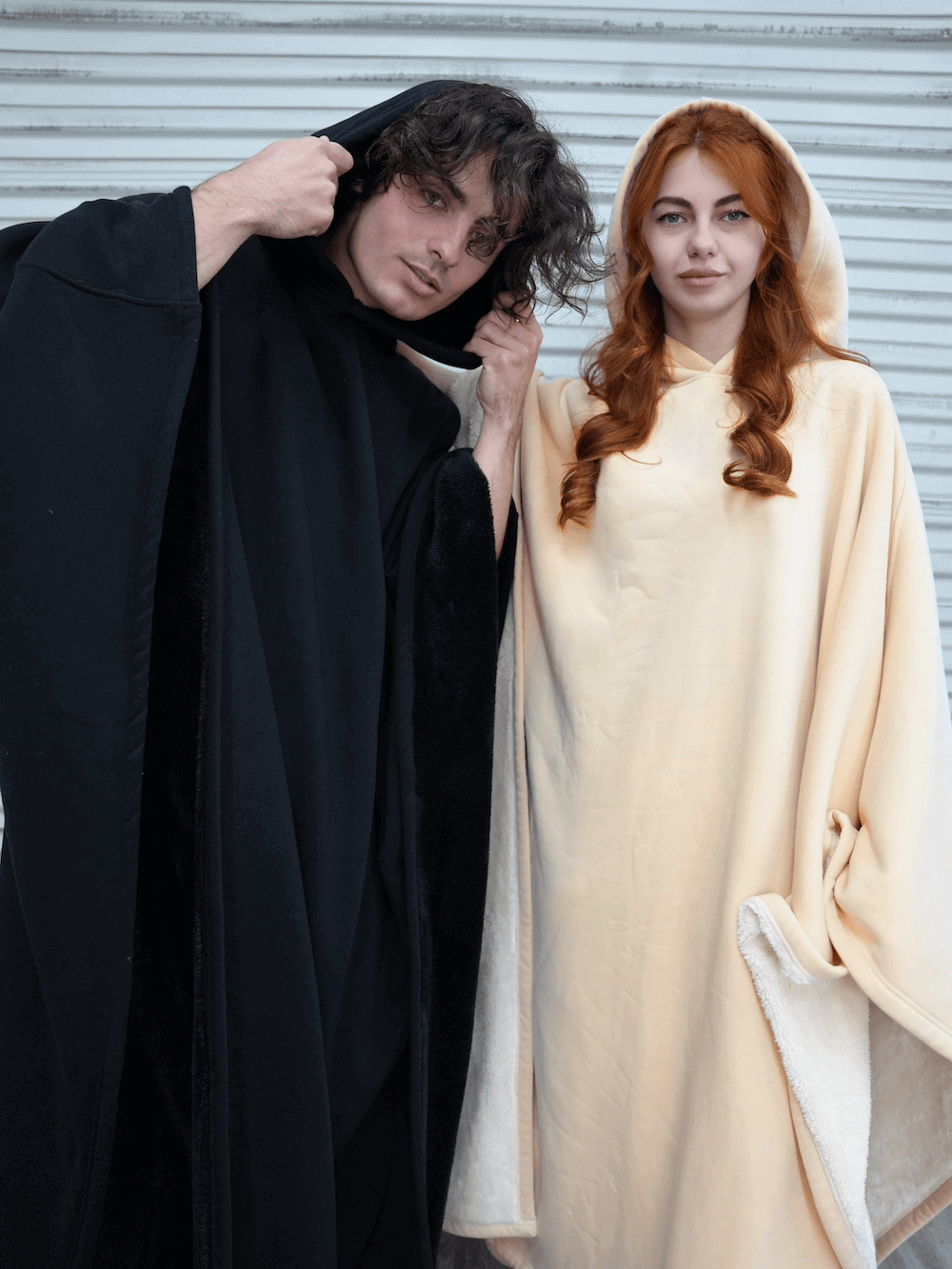 Eira | Unisex Oversized Weighted Cloak Hoodie with Soft Lining