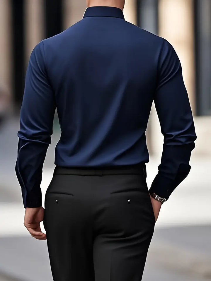 Adrian | Men's Slim Fit Long Sleeve Shirt
