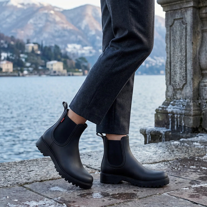 Hollis | Women's Waterproof Chelsea Ankle Boots with Chunky Sole