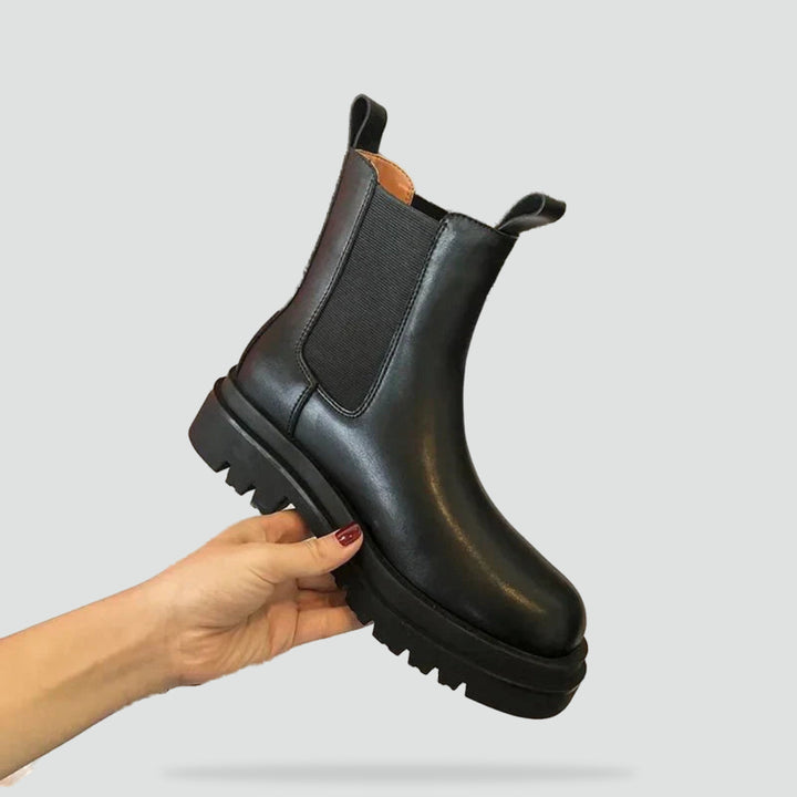 Nola | Women's Chunky Platform Chelsea Ankle Boots