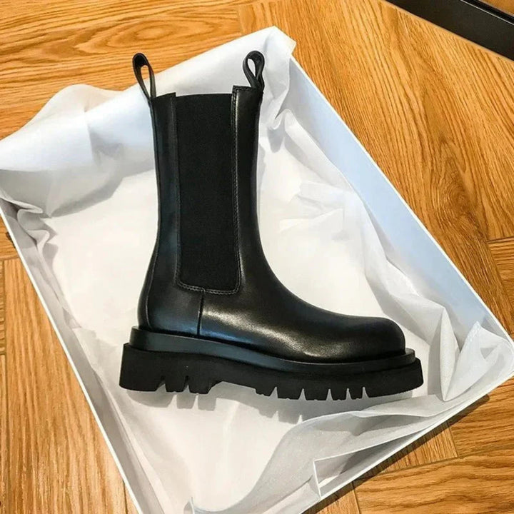 Nola | Women's Chunky Platform Chelsea Ankle Boots