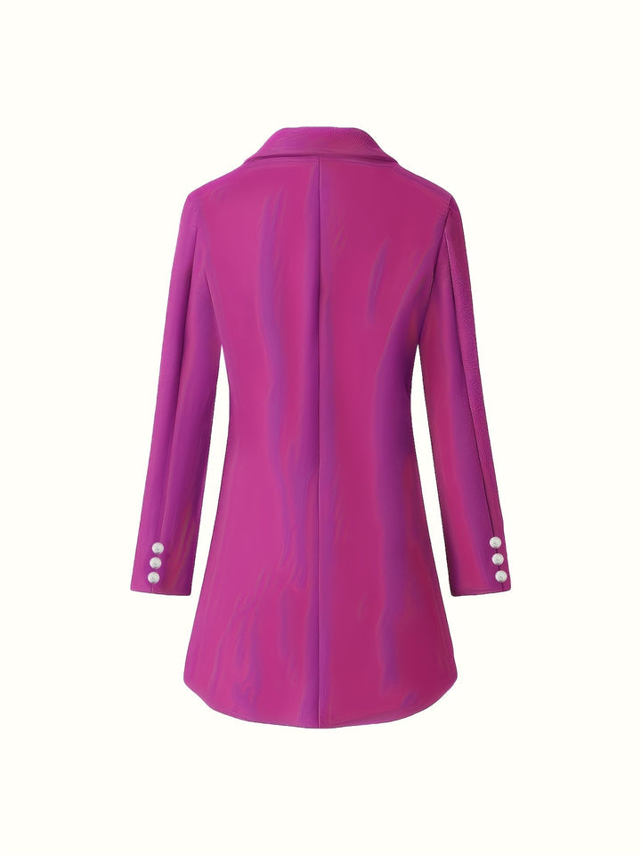 Marielle | Women's Double-Breasted Longline Tailored Winter Coat