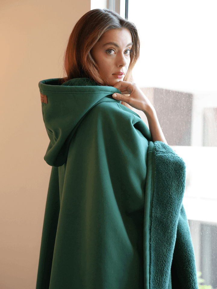 Eira | Unisex Oversized Weighted Cloak Hoodie with Soft Lining