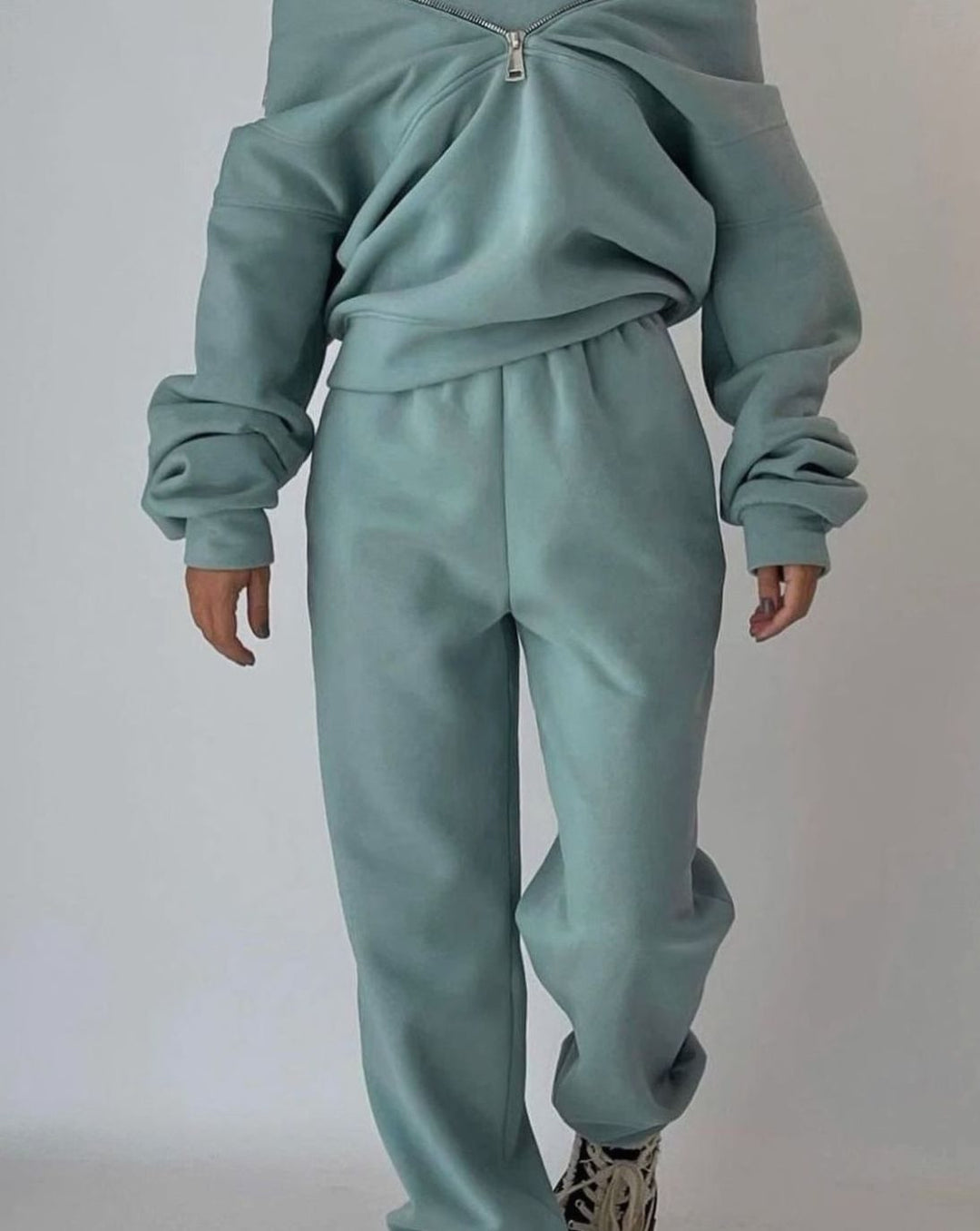 Lena | Women's Cropped Half-Zip Tracksuit