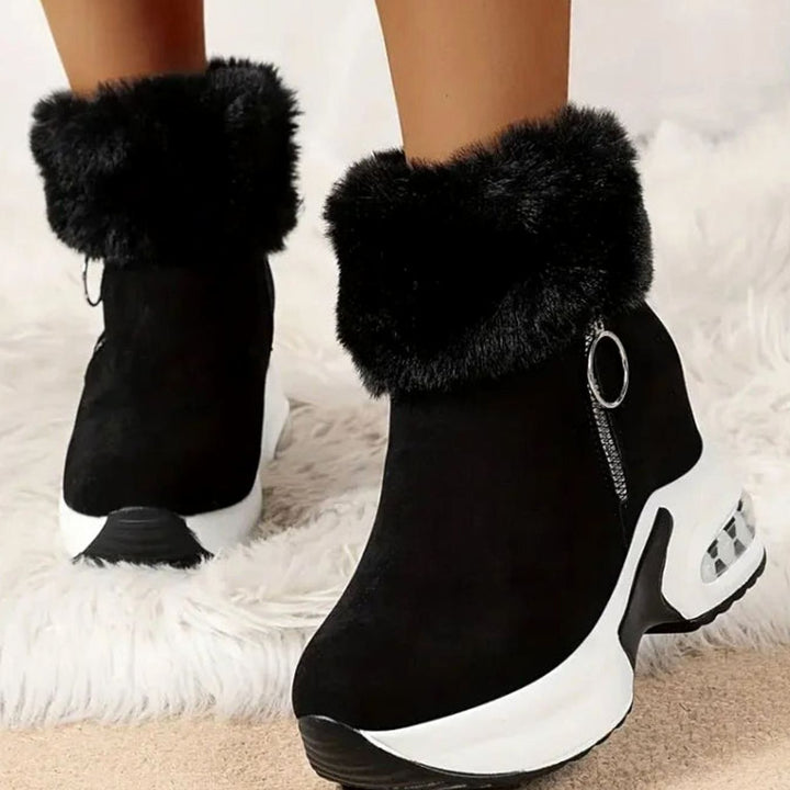 Katrina | Women's Faux Fur Lined Platform Winter Boots