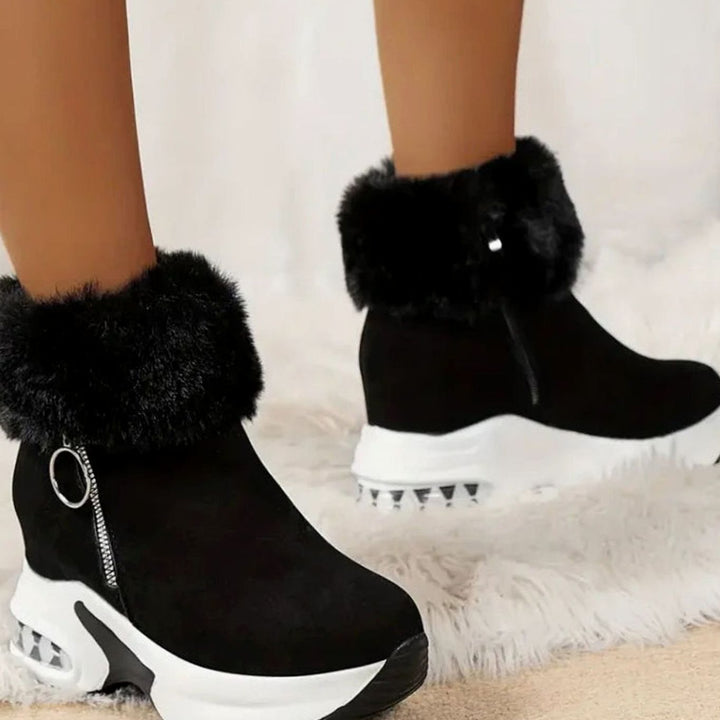 Katrina | Women's Faux Fur Lined Platform Winter Boots