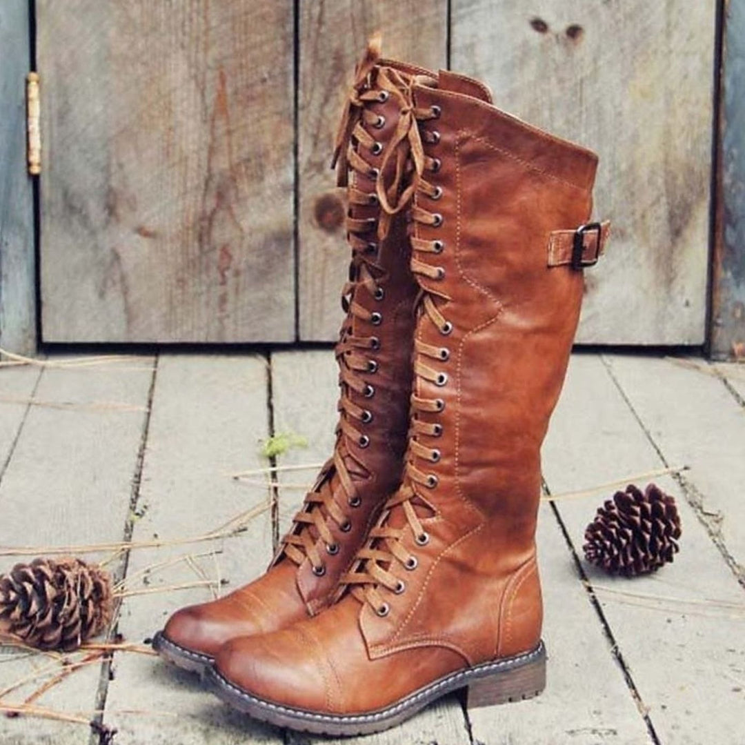 Melissa | Women's Lace-Up Riding Boots