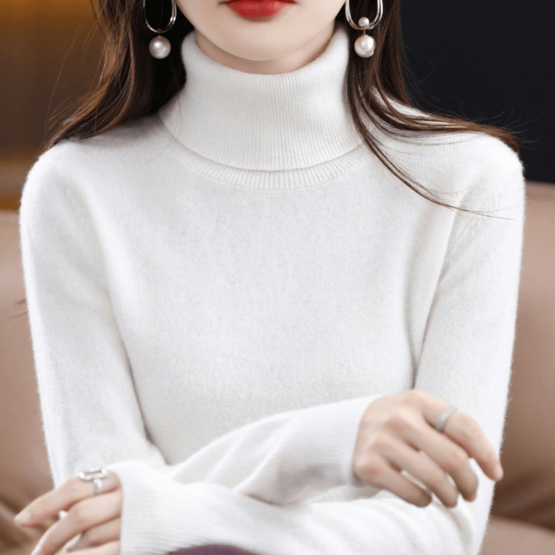 Leontine | Women's Soft Knit Roll Neck Winter Jumper
