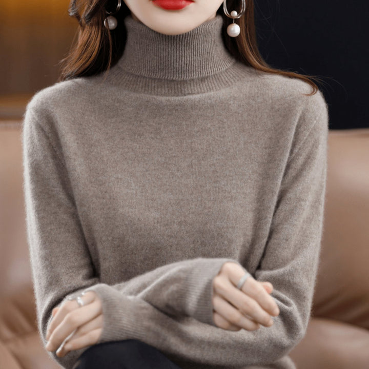 Leontine | Women's Soft Knit Roll Neck Winter Jumper