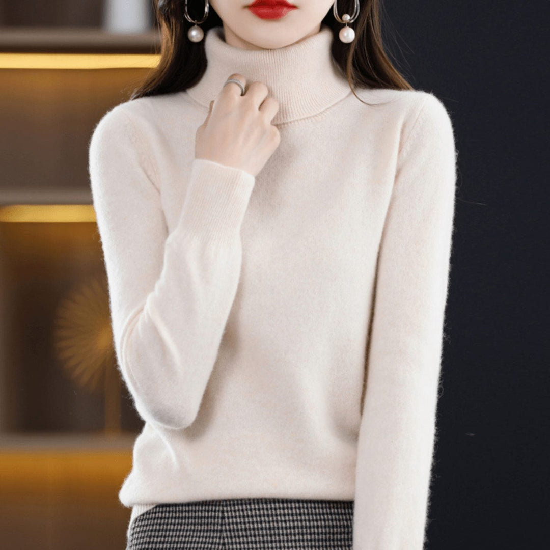 Leontine | Women's Soft Knit Roll Neck Winter Jumper