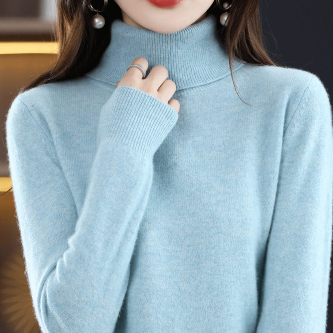 Leontine | Women's Soft Knit Roll Neck Winter Jumper