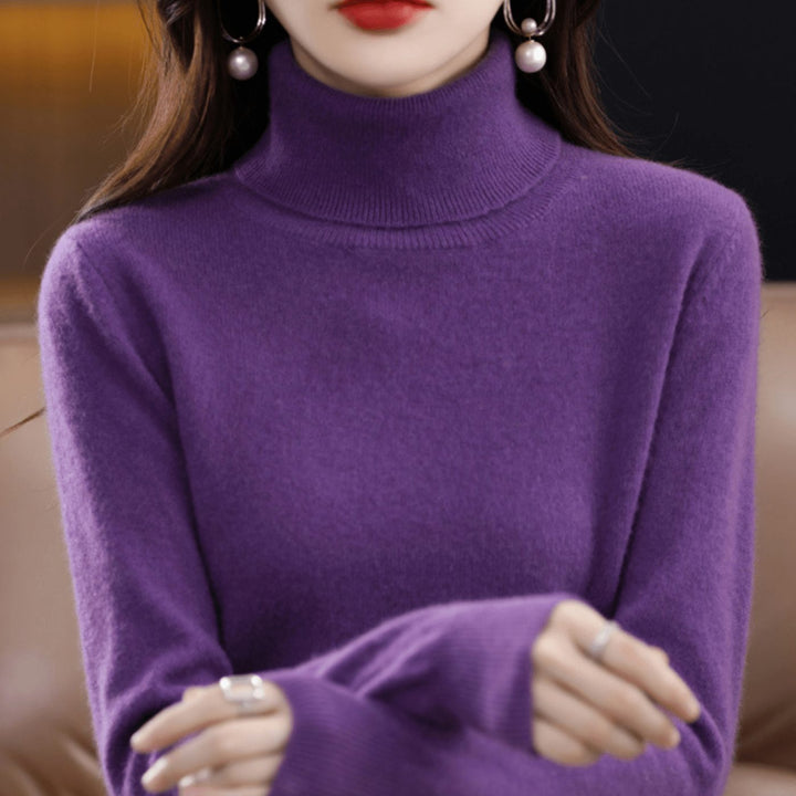 Leontine | Women's Soft Knit Roll Neck Winter Jumper