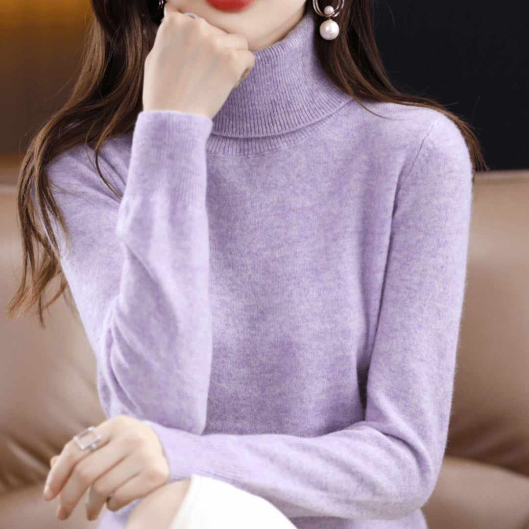 Leontine | Women's Soft Knit Roll Neck Winter Jumper
