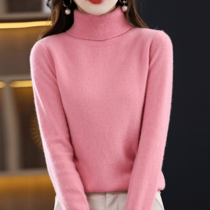 Leontine | Women's Soft Knit Roll Neck Winter Jumper