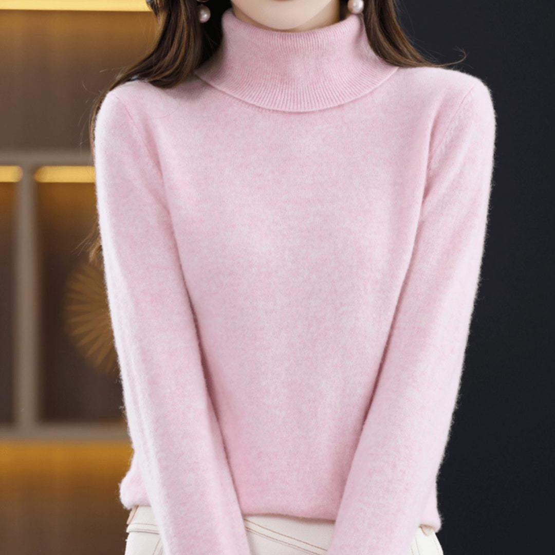 Leontine | Women's Soft Knit Roll Neck Winter Jumper