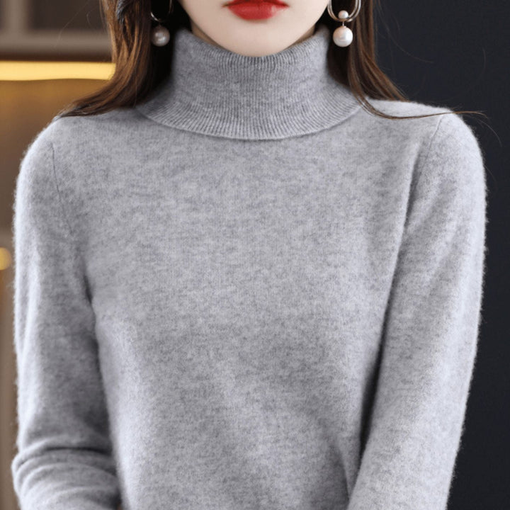 Leontine | Women's Soft Knit Roll Neck Winter Jumper