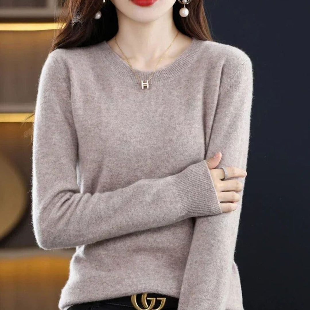 Sian | Women's Classic Crew Neck Knit Jumper