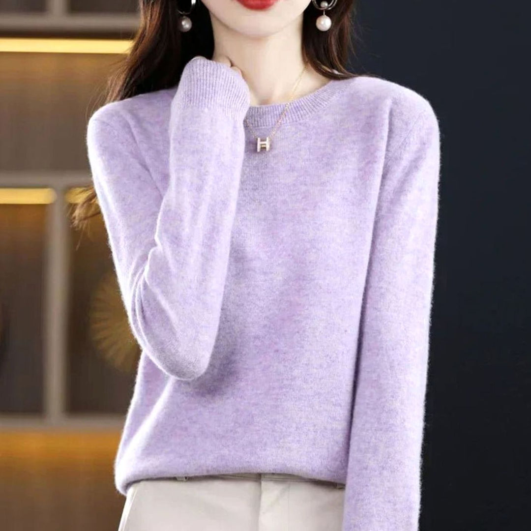 Sian | Women's Classic Crew Neck Knit Jumper