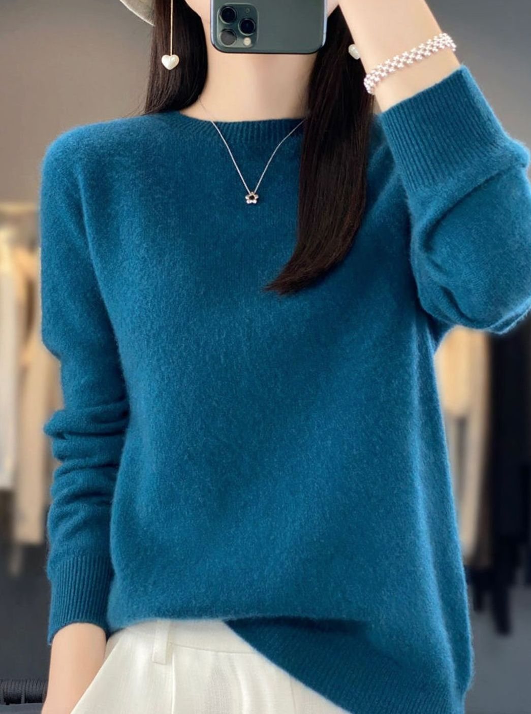 Lucille | Women's Relaxed Fit Crew Neck Jumper