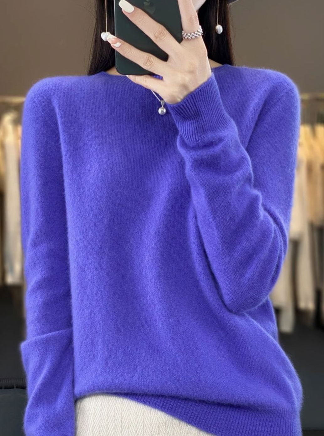 Lucille | Women's Relaxed Fit Crew Neck Jumper