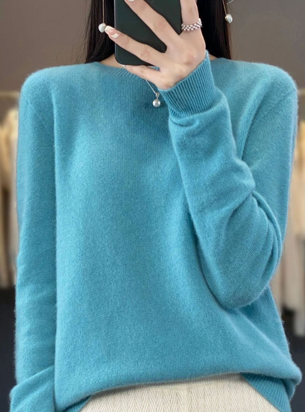 Lucille | Women's Relaxed Fit Crew Neck Jumper