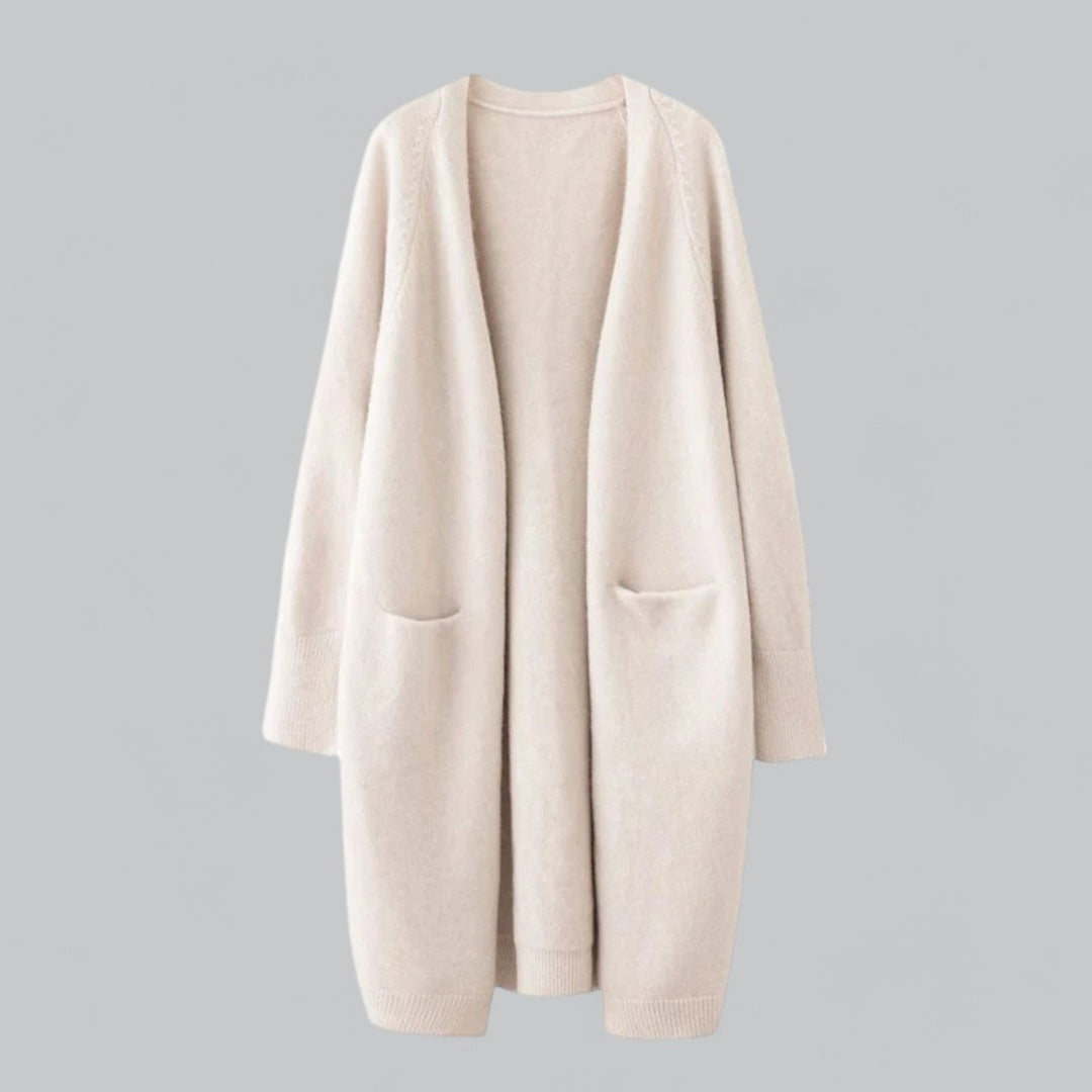 Romy | Women's Oversized Cashmere-Blend Longline Cardigan