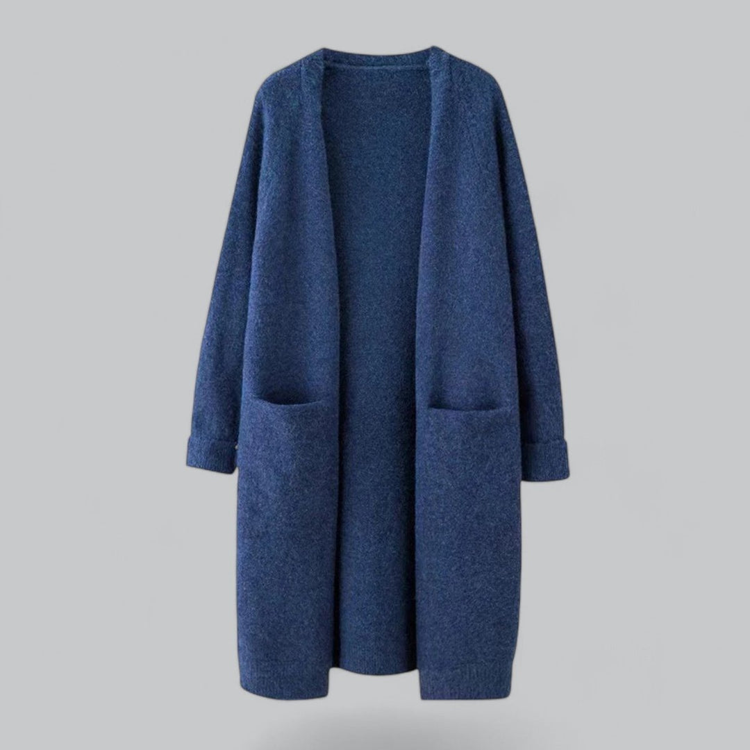 Romy | Women's Oversized Cashmere-Blend Longline Cardigan