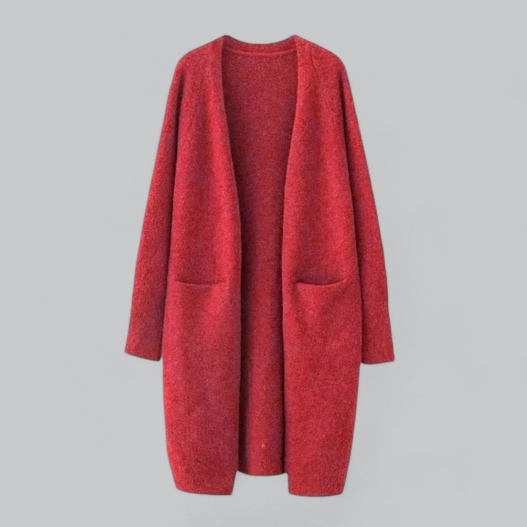 Romy | Women's Oversized Cashmere-Blend Longline Cardigan