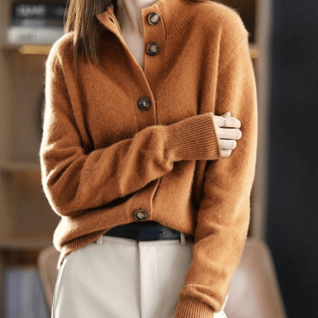 Elsie | Women's Lightweight Collared Knit Cardigan