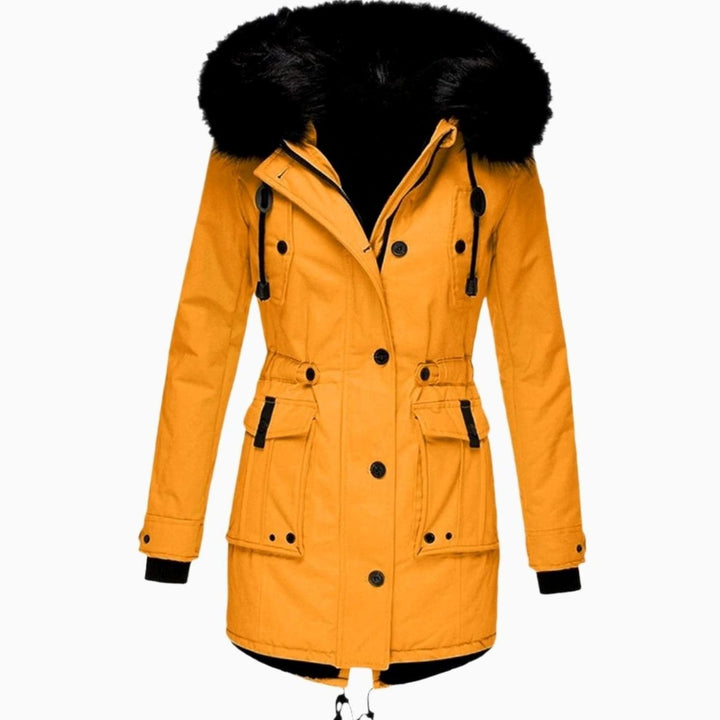 Mary | Women's Long Faux Fur Hooded Winter Jacket