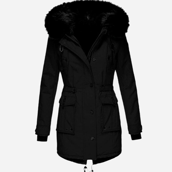 Mary | Women's Long Faux Fur Hooded Winter Jacket