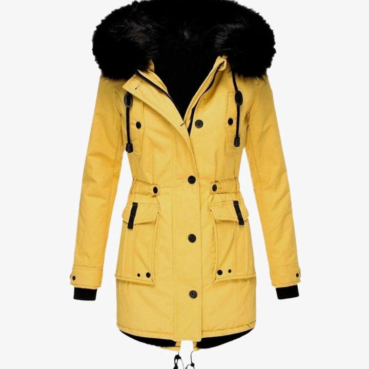 Mary | Women's Long Faux Fur Hooded Winter Jacket
