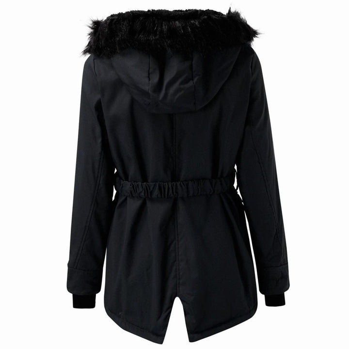 Mary | Women's Long Faux Fur Hooded Winter Jacket