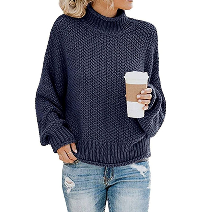 Moira | Women's Oversized Chunky Knit Roll Neck Jumper