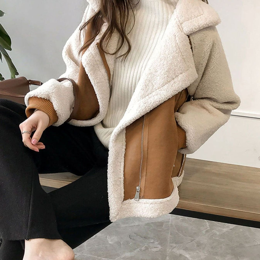 Marnie | Women's Oversized Faux Shearling Jacket
