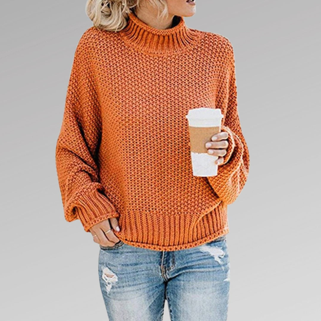 Miranda | Women's Oversized Chunky Knit Roll Neck Jumper