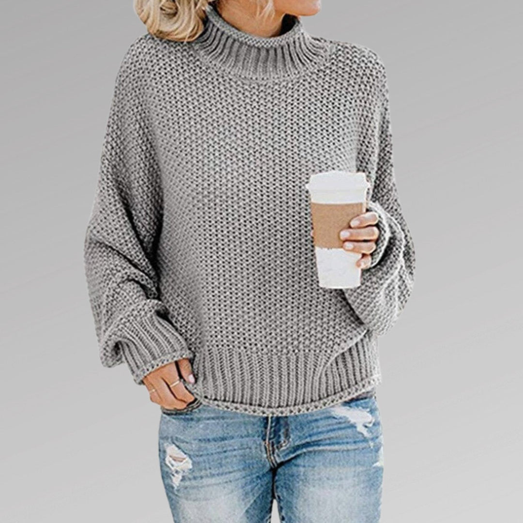 Miranda | Women's Oversized Chunky Knit Roll Neck Jumper